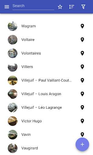 Emulate Android APK Metro stations in Paris