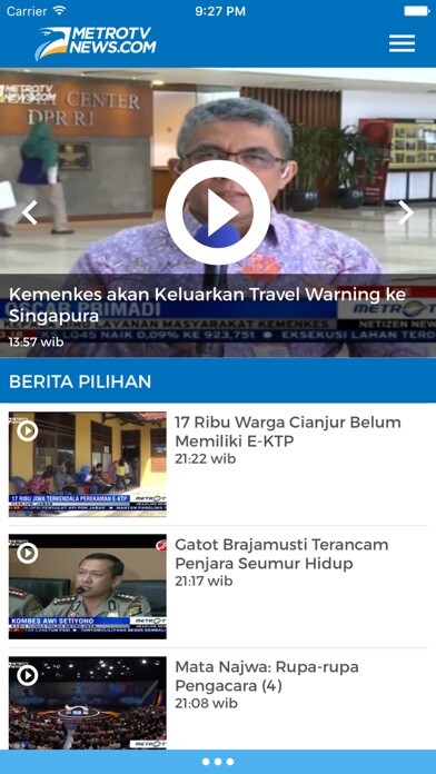Emulate iPhone app MetroTV News for iPad using MyAndroid