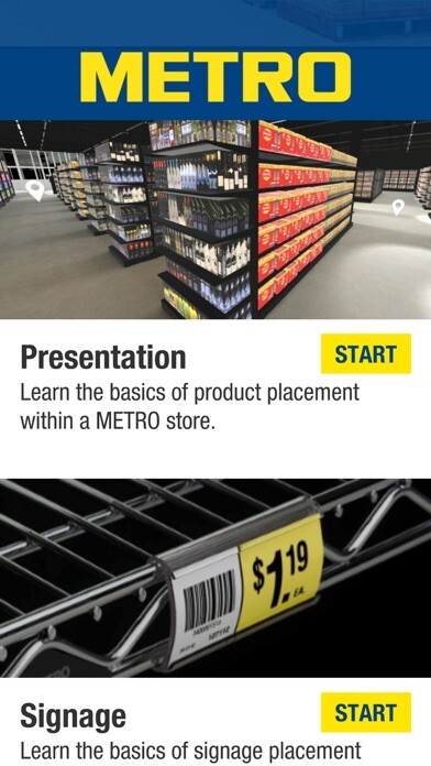 Emulate iPhone app Metro VR Store using MyAndroid Emulate iPhone app Metro VR Store using MyAndroid