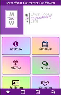 Emulate Android APK MetroWest Conference for Women