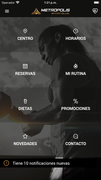Emulate iPhone app Metrópolis Sport Club using MyAndroid Emulate iPhone app Metrópolis Sport Club using MyAndroid