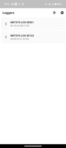 Emulate iPhone app METSyS Current Logger using MyAndroid