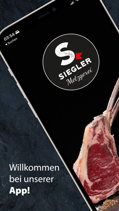 Emulate iPhone app Metzgerei Siegler using MyAndroid
