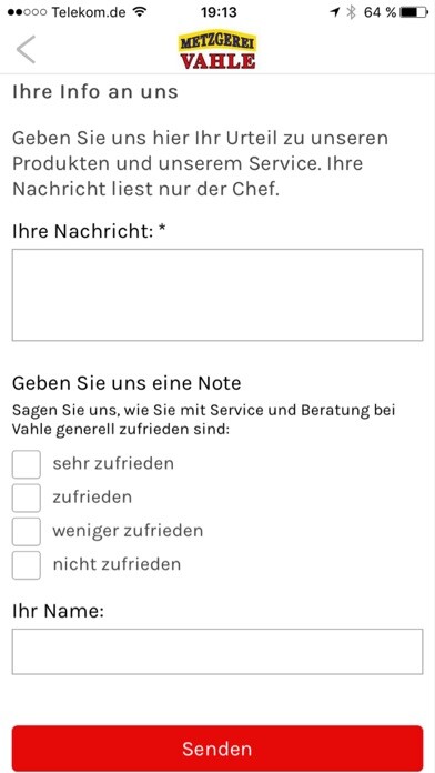 Emulate iPhone app Metzgerei Vahle using MyAndroid Emulate iPhone app Metzgerei Vahle using MyAndroid