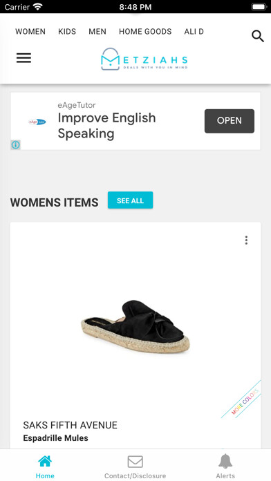 Emulate iPhone app Metziahs - Fashion Deals using MyAndroid Emulate iPhone app Metziahs - Fashion Deals using MyAndroid