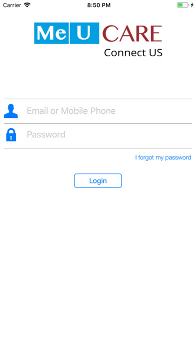 Emulate iPhone app MeU CARE Enterprise using MyAndroid