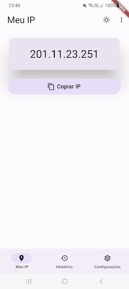 Run android online APK Meu IP from MyAndroid or emulate Meu IP using MyAndroid