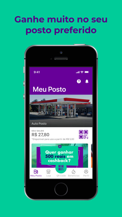 Emulate iPhone app Meu Posto App using MyAndroid
