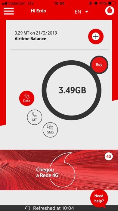 Emulate iPhone app Meu Vodacom using MyAndroid Emulate iPhone app Meu Vodacom using MyAndroid
