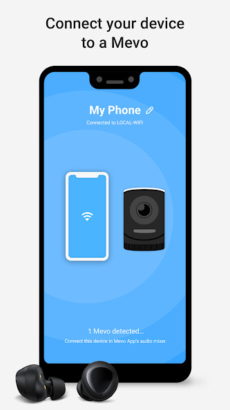 Run android online APK Mevo Mic from MyAndroid or emulate Mevo Mic using MyAndroid