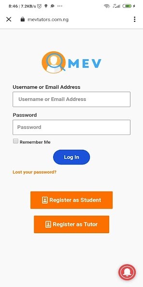Run android online APK Mev - Tutor Finder from MyAndroid or emulate Mev - Tutor Finder using MyAndroid