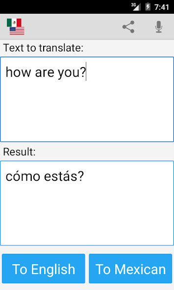 Run android online APK Mexican English translator from MyAndroid or emulate Mexican English translator using MyAndroid