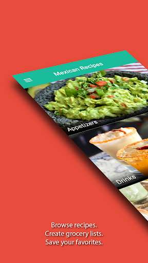 Run android online APK Mexican Recipes - Meals, Drinks, and Grocery Lists from MyAndroid or emulate Mexican Recipes - Meals, Drinks, and Grocery Lists using MyAndroid