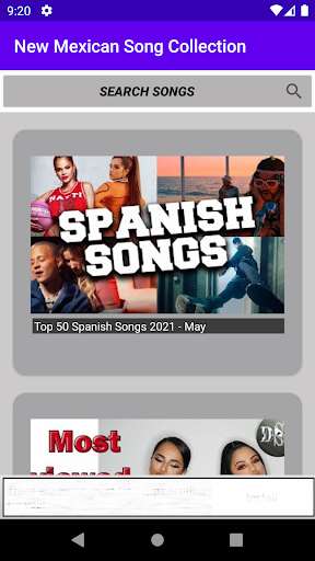 Run android online APK Mexican Spanish Songs 2021 from MyAndroid or emulate Mexican Spanish Songs 2021 using MyAndroid