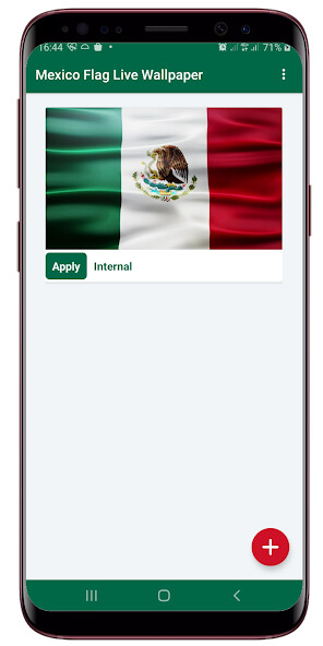 Run android online APK Mexico Flag Live Wallpaper from MyAndroid or emulate Mexico Flag Live Wallpaper using MyAndroid