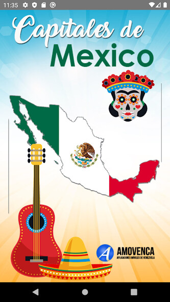 Run android online APK MEXICO - Game about States and Capital Cities. from MyAndroid or emulate MEXICO - Game about States and Capital Cities. using MyAndroid
