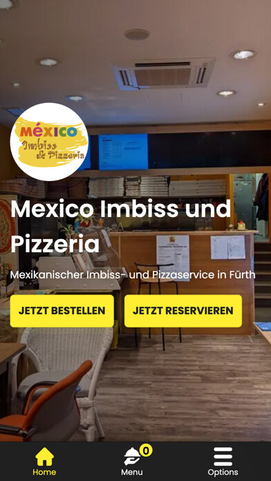 Emulate iPhone app Mexico Imbiss und Pizzeria using MyAndroid Emulate iPhone app Mexico Imbiss und Pizzeria using MyAndroid