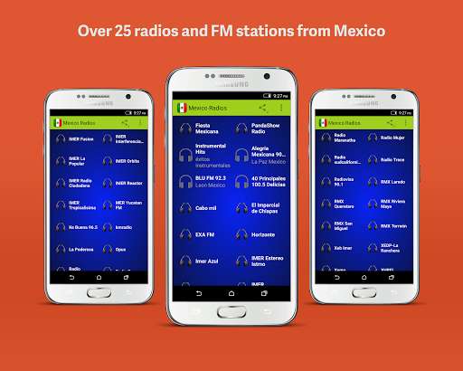 Emulate Android APK Mexico Radios