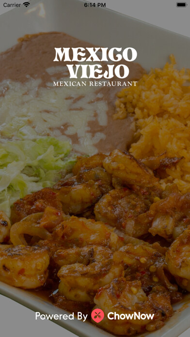 Emulate iPhone app Mexico Viejo Restaurant using MyAndroid
