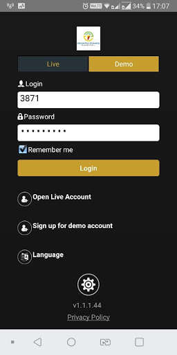 Run android online APK MEXM Option Trader from MyAndroid or emulate MEXM Option Trader using MyAndroid