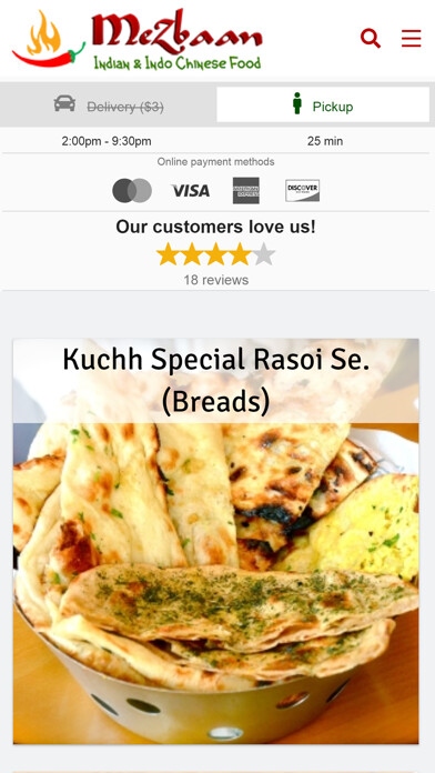 Emulate iPhone app Mezbaan Restaurant using MyAndroid Emulate iPhone app Mezbaan Restaurant using MyAndroid