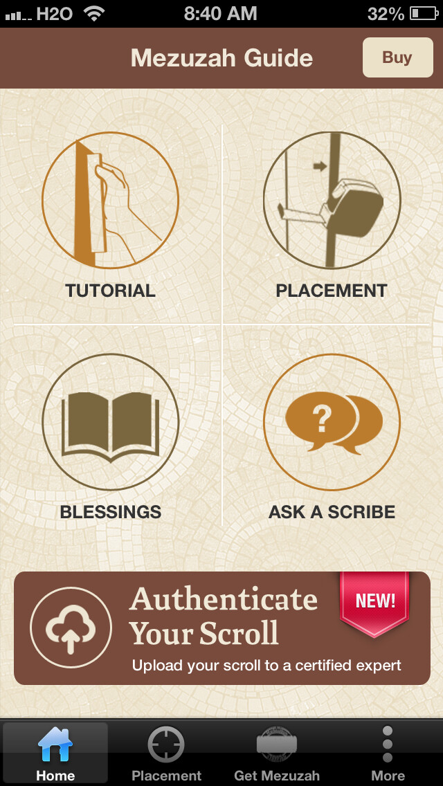 Emulate iPhone app Mezuzah Guide - Authenticate your scroll using MyAndroid Emulate iPhone app Mezuzah Guide - Authenticate your scroll using MyAndroid