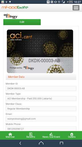 Emulate Android APK MFG Membership