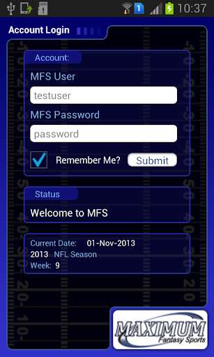 Emulate Android APK MFS Fantasy Football Emulate Android APK MFS Fantasy Football
