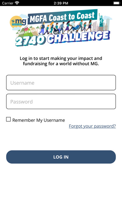 Emulate iPhone app MGFA MG WALK using MyAndroid