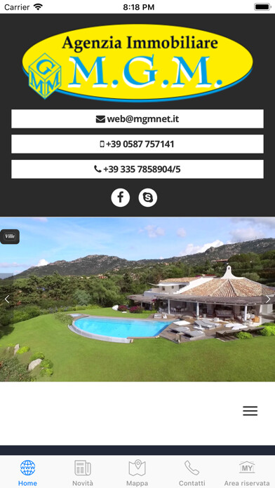 Emulate iPhone app MGM Immobiliare using MyAndroid Emulate iPhone app MGM Immobiliare using MyAndroid