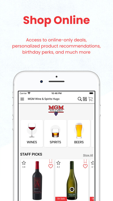 Emulate iPhone app MGM Wine & Spirits using MyAndroid