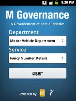Emulate Android APK M Governance Kerala