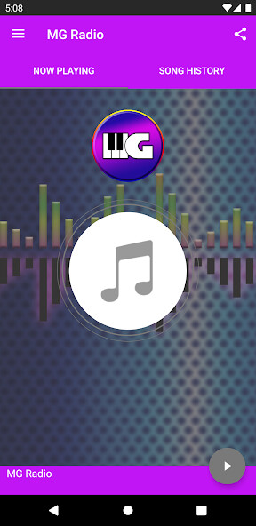 Run android online APK MG radio from MyAndroid or emulate MG radio using MyAndroid