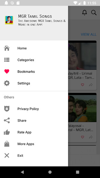 Run android online APK MGR Tamil Songs from MyAndroid or emulate MGR Tamil Songs using MyAndroid Run android online APK MGR Tamil Songs from MyAndroid or emulate MGR Tamil Songs using MyAndroid
