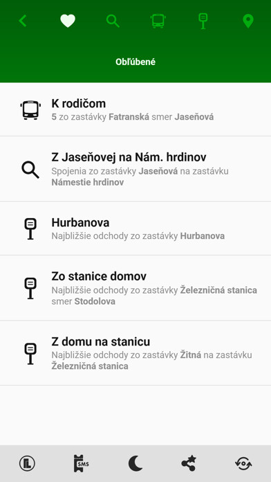 Emulate iPhone app MHD Žilina using MyAndroid