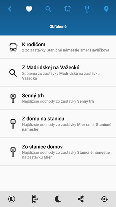 Emulate iPhone app MHD Košice using MyAndroid