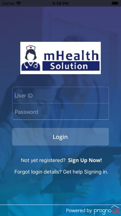 Emulate iPhone app mHealth Solution using MyAndroid