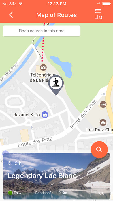 Emulate iPhone app Mhikes, geo-guided hikes. using MyAndroid