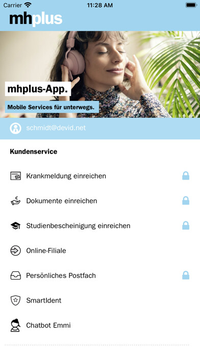 Emulate iPhone app mhplus Krankenkasse using MyAndroid Emulate iPhone app mhplus Krankenkasse using MyAndroid