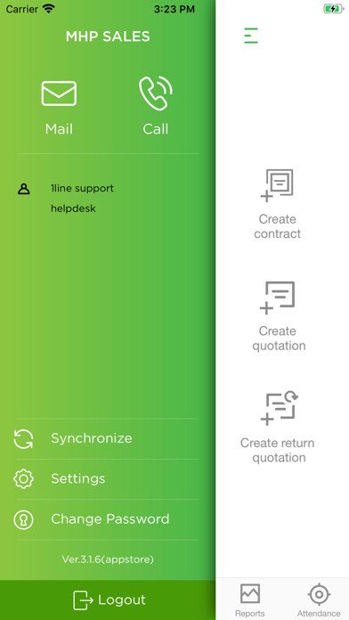 Emulate iPhone app MHP Sales using MyAndroid