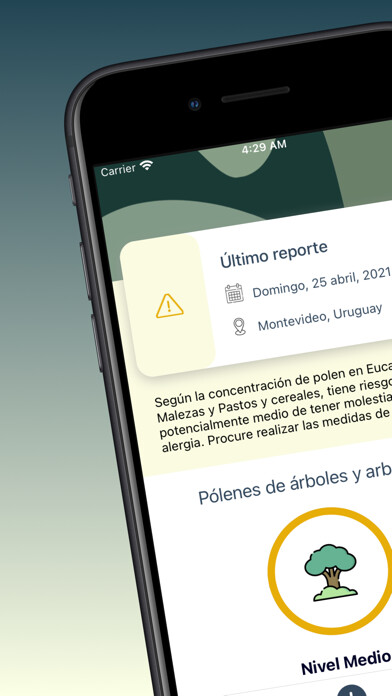Emulate iPhone app MiAlergia using MyAndroid