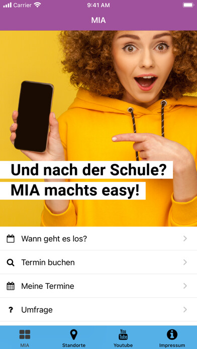 Emulate iPhone app MIA - Meine IHK Ausbildung using MyAndroid Emulate iPhone app MIA - Meine IHK Ausbildung using MyAndroid