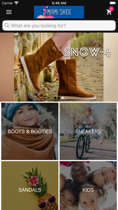Emulate iPhone app Miami Shoe Wholesale using MyAndroid Emulate iPhone app Miami Shoe Wholesale using MyAndroid