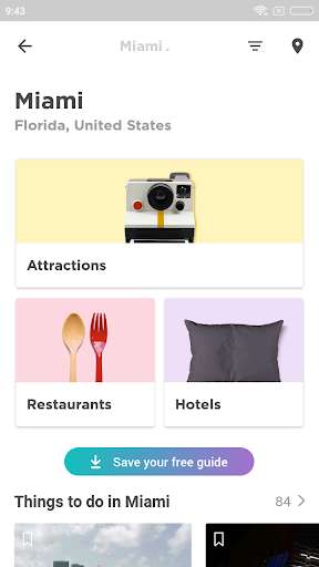 Run android online APK Miami Travel Guide in English with map from MyAndroid or emulate Miami Travel Guide in English with map using MyAndroid
