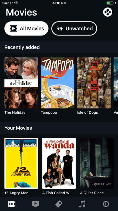 Emulate iPhone app Mia - The Kodi Remote using MyAndroid Emulate iPhone app Mia - The Kodi Remote using MyAndroid
