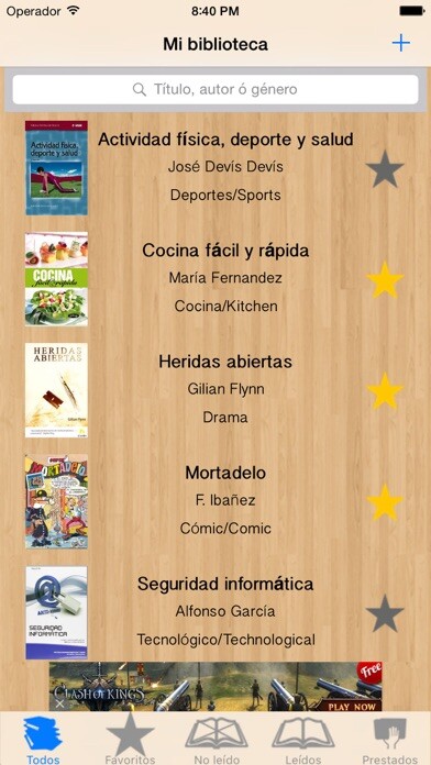 Emulate iPhone app Mi biblioteca using MyAndroid Emulate iPhone app Mi biblioteca using MyAndroid