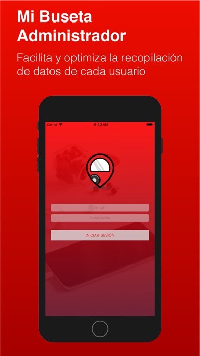 Emulate iPhone app Mi Buseta Administrador using MyAndroid
