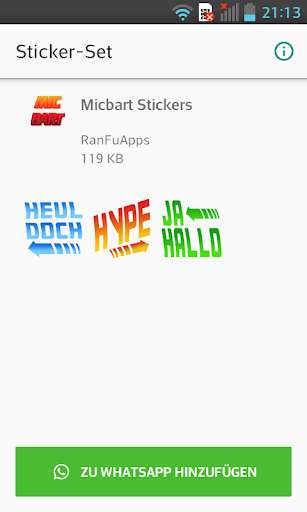 Run android online APK Micbart Stickers from MyAndroid or emulate Micbart Stickers using MyAndroid