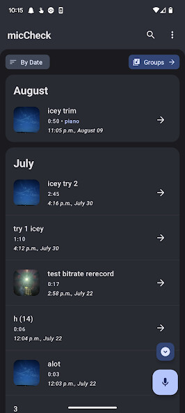 Run android online APK MicCheck - Record and Organize from MyAndroid or emulate MicCheck - Record and Organize using MyAndroid