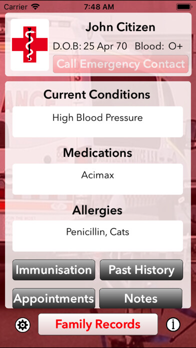 Emulate iPhone app mICE Health using MyAndroid Emulate iPhone app mICE Health using MyAndroid